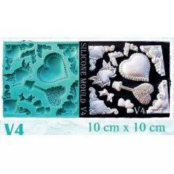 Silikónová forma srdca