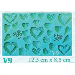 Silikónová forma srdiečka