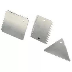 Cukrárenské karty profi nerezové