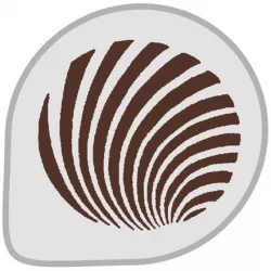 Tortový štítok lastúra