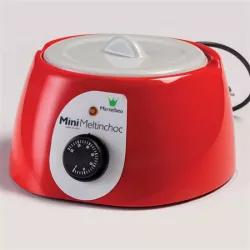 Mini temperovací prístroj na čokoládu 1,8 l, červený