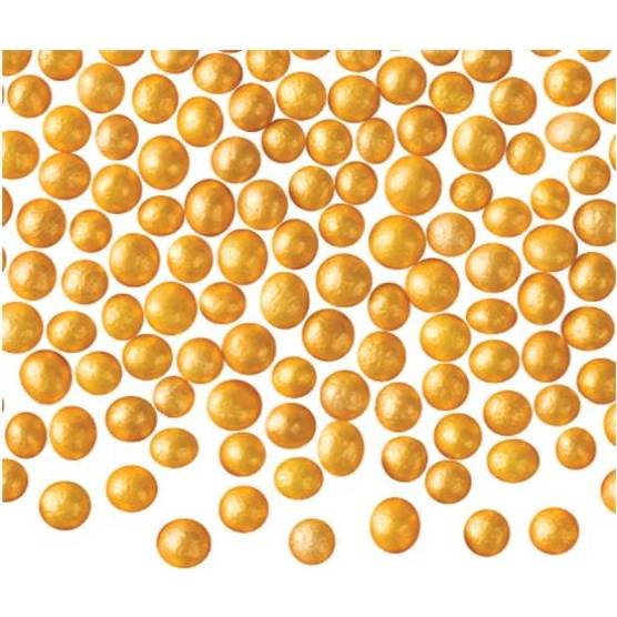 Zlaté perlové cukrové perly (50 g) 09727-50 dortis
