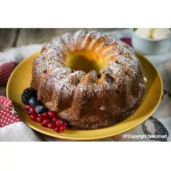 Silikónová forma na klasickú bábovku 25x28cm 2200ml Gugelhupf