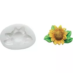 Slnečnicová silikonová formička 49x60 mm