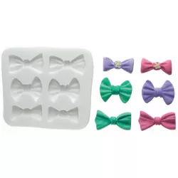 Silikónová forma mašličiek 40 × 27 mm