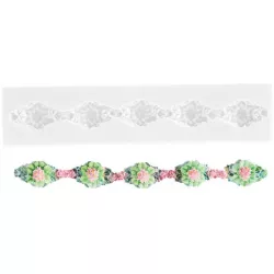 Silicone form flower edge 200x11mm