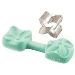 Žilkovač a vykrajovátko Lilac 3x3cm - Silikomart