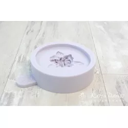 Silikónová forma na tri ruže - ideálna na cupcake-y