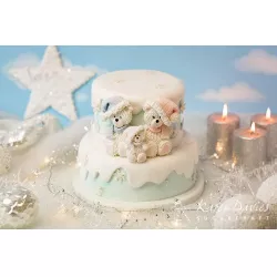 Silná silikónová forma veľký medvedík 10,5 cm