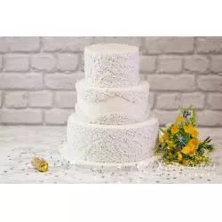 Silikónová forma girlanda kvietková na tortu