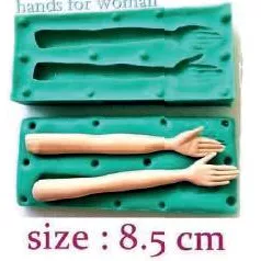 Silikónová forma ruky ženy