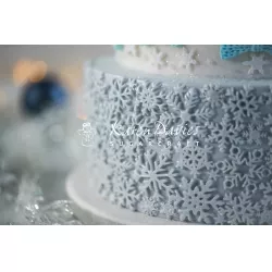 Silikónová forma snehovej vločky