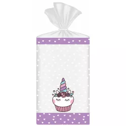 Vrecúško na sladkosti a čokoládu 10 ks 24x15 cm unicorn