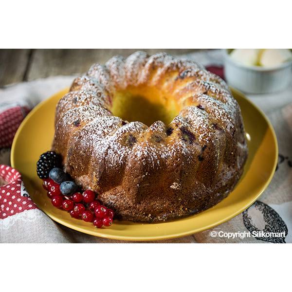 Silikónová forma na klasickú bundtovú tortu 25x28cm 2200ml Gugelhupf