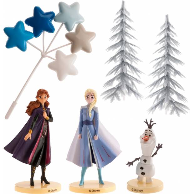 Figúrka na Frozen súprava Elsa, Anna a olaf stromy a hviezdy