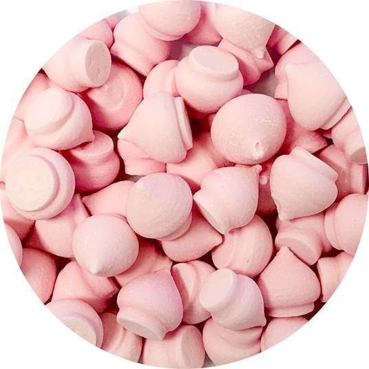 Cukrové pusinky ružové (50 g) FL258293 dortis