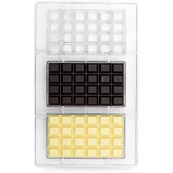 Polykarbonátová forma na čokoládu tabuľka čokolády