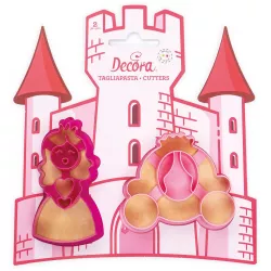 Vykrajovátko princezna a kočár 2ks