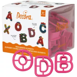 Vykrajovátka abeceda 27ks 5,2×2,2cm