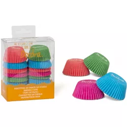 Mini košíčky na muffiny 200 ks, 32×22 mm, pastelové