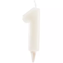 Sviečka na tortu číslo 1 svietiaca v tme 6 cm