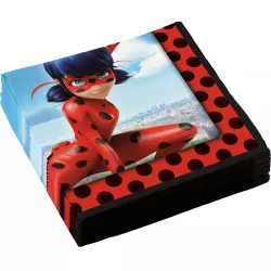 Ubúložky 20 ks 33x33 cm Miraculous - Ladybug