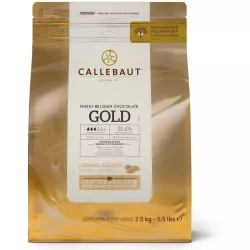 Kvalitná belgická čokoláda 2,5 kg 30% Gold caramel