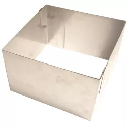 Pevná rozložiteľná forma štvorec 15x15 cm (výška 12 cm)