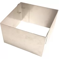 Pevná skladateľná forma štvorca 25×25 cm (výška 12 cm)