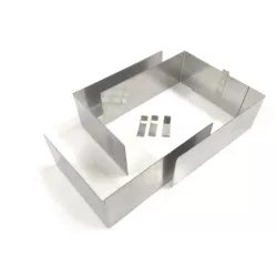 Nastaviteľná štvorhranná stredná forma (výška 8 cm)