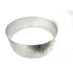 Nastaviteľná kruhová forma 31-41 cm (výška 14 cm)