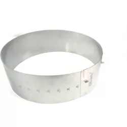 Nastaviteľná kruhová forma 26-36 cm (výška 12 cm)