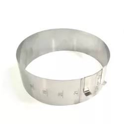 Nastaviteľná forma kruhová 18-21 cm (výška 8 cm)