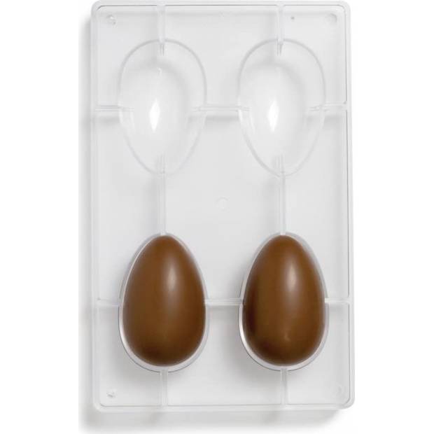 Polykarbonátová forma na čokoládu vajíčka 9 × 5 cm
