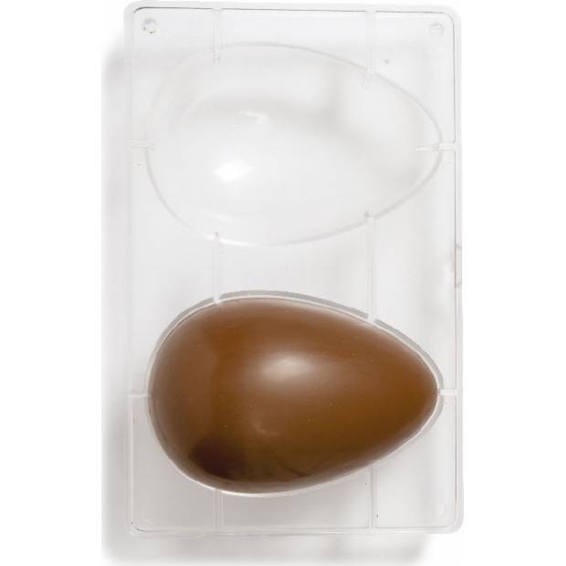Polykarbonátová forma na čokoládu vajíčka veľká 15 × 10 × 7,5 cm