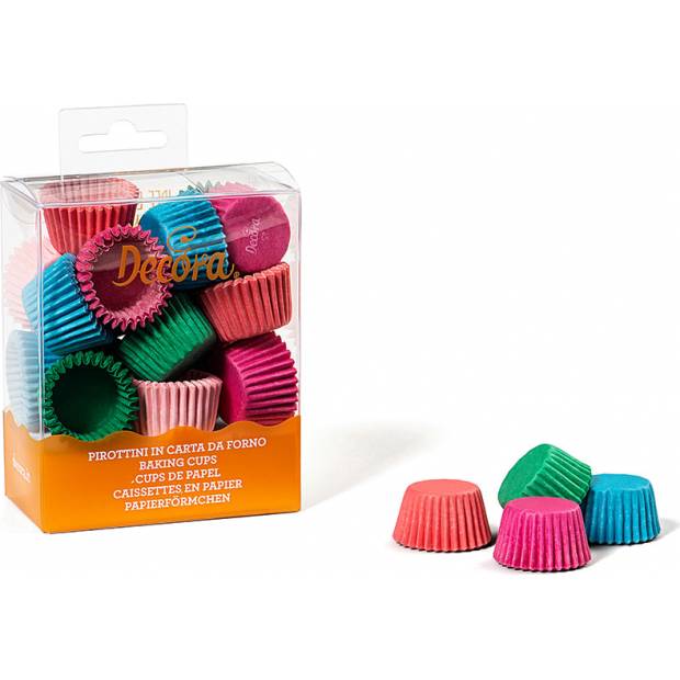 Košíčky na pralinky 200 ks pastelové 27 × 17 mm