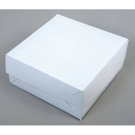 Tortová škatuľa biela 28 × 28 × 10 cm