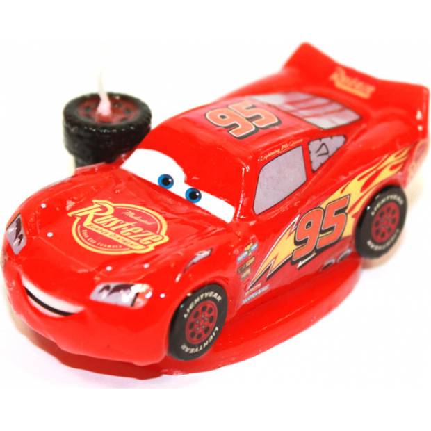 Sviečky na tortu autíčko Cars 8,5 cm