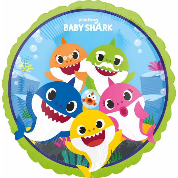 Štandardný fóliový balón Baby Shark 43 cm