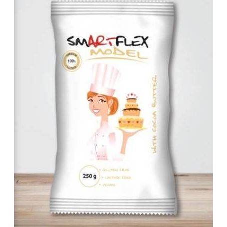 Smartflex Model s kakaovým maslom 0,25 kg vo vrecku (modelovacia hmota na torty) 0130 dortis