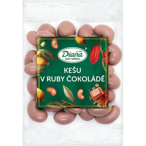 Diana Kešu v rubínovej čokoláde (100 g) 5934 dortis
