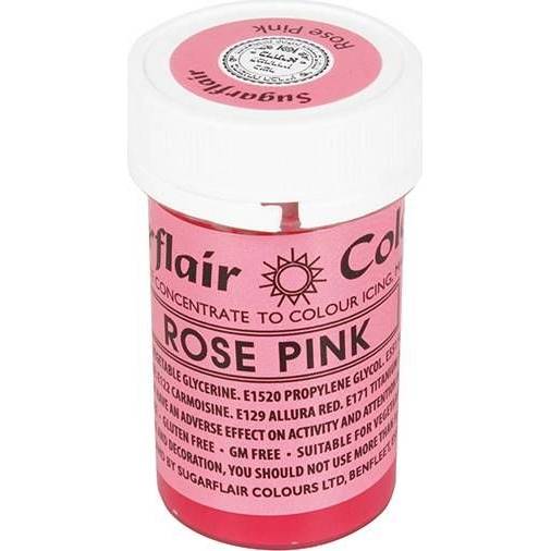 Sugarflair gélová farba (25 g) Rose Pink A147 dortis