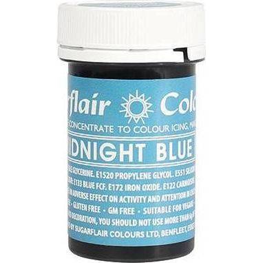 Sugarflair gélová farba (25 g) Midnight Blue A150 dortis
