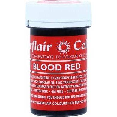 Sugarflair gélová farba (25 g) Krvavo červená A151 dortis