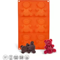 Silikónová forma na brumíky - Medvedíky 123283