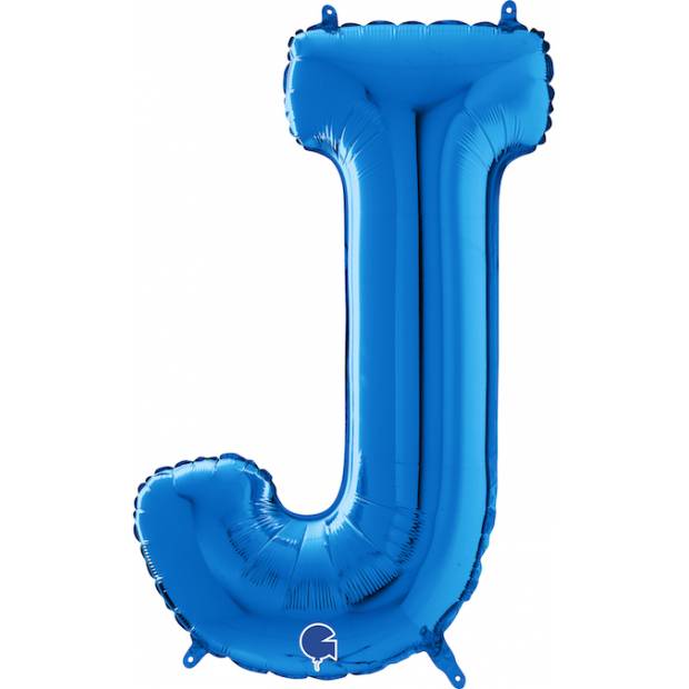 Nafukovací balón písmeno J modrý 66 cm