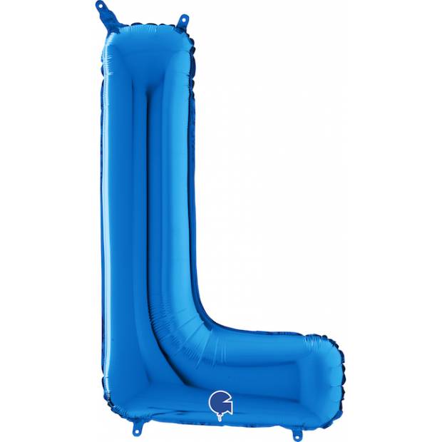 Nafukovací balón písmeno L modrý 66 cm