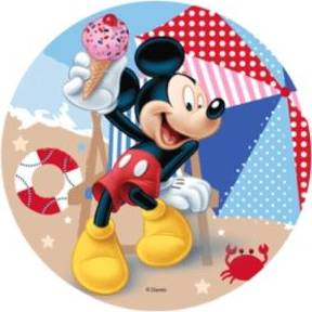Jedlý papier Mickey a Minnie 21cm