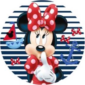 Jedlý papier Mickey a Minnie 21cm