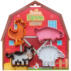 4 ks formičiek zvieratká zo farmy